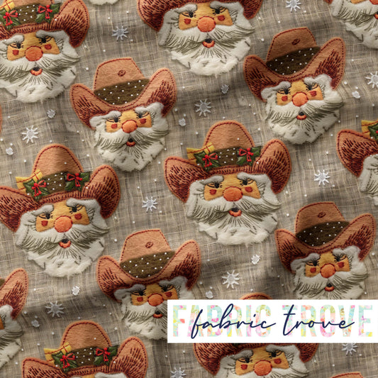 PO #Christmas - Faux Felt Cowboy Noel