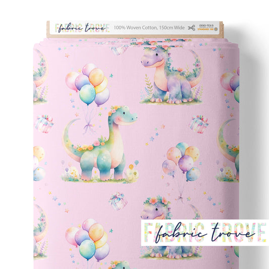 C100 - Dino Party Pink