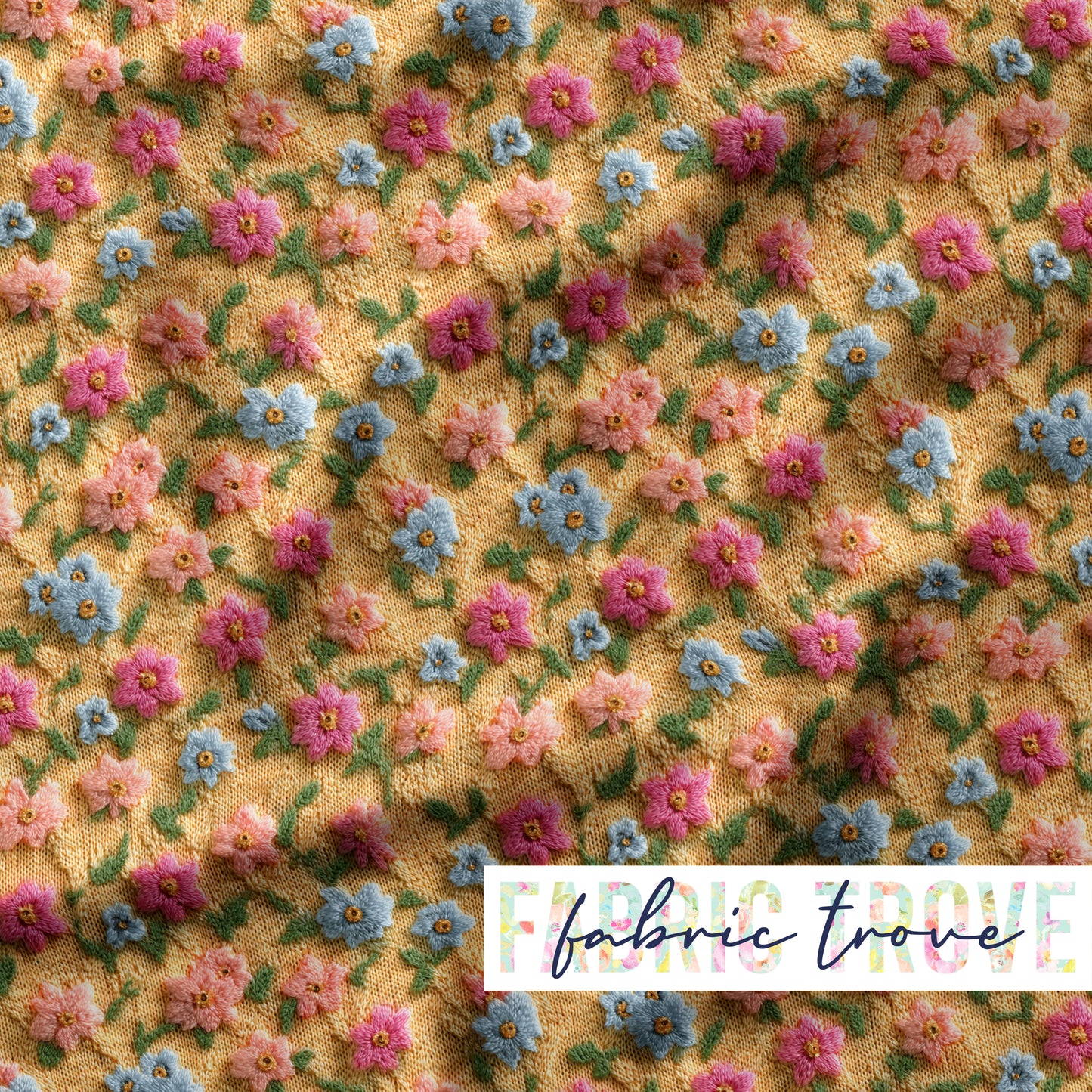 PO #56 - Faux Knitted Daisies
