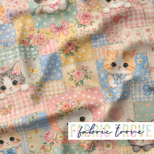 PO #56 - Faux Patchwork Kittens