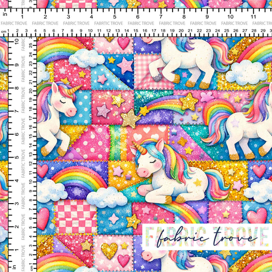 PO #56 - Faux Patchwork Unicorn