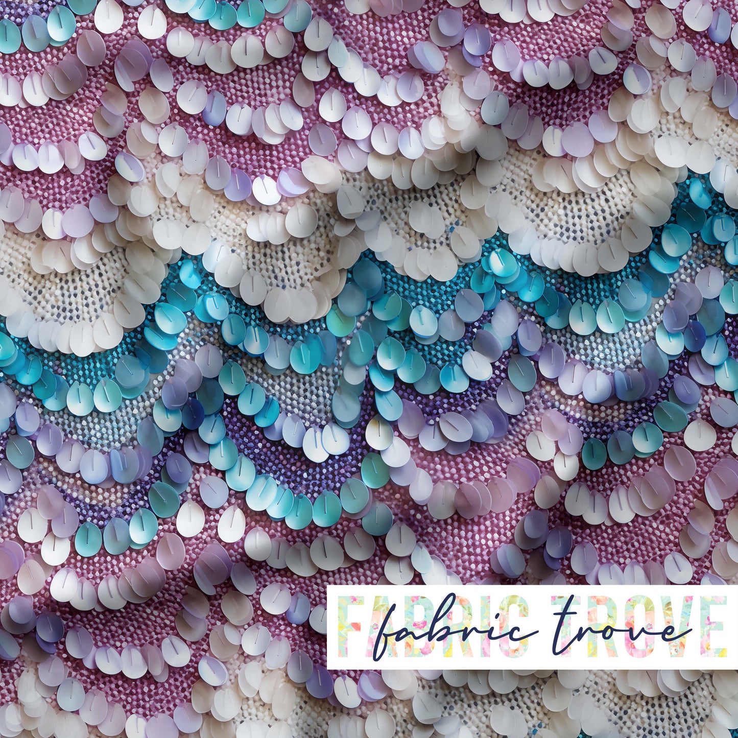PO #56 - Faux Scalloped Sequines