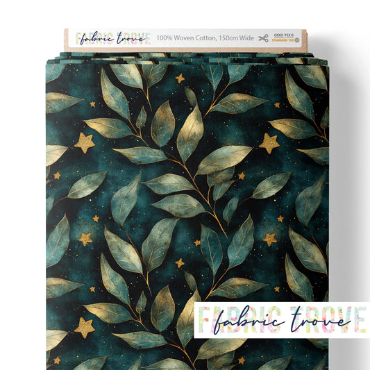 C100 - Gold Trim Leaves