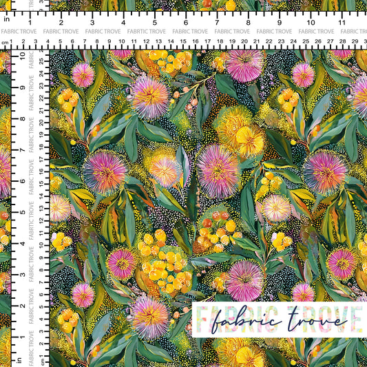PO #56 - Gumnut Blossoms Green