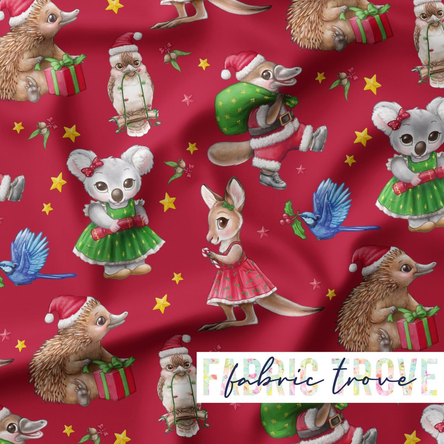 KNIT 95/5 - Lill Aussie Christmas Red