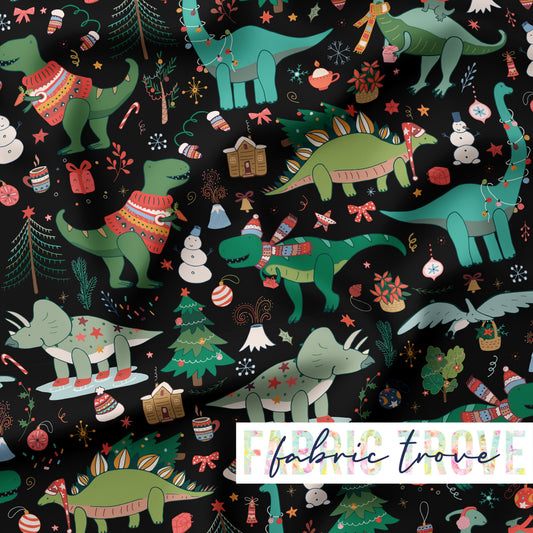 PO #Christmas - Merry Dino Black