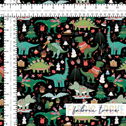 PO #Christmas - Merry Dino Black