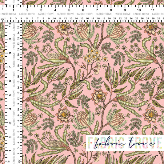 C100 - Native Line Green/Peach