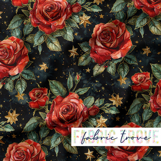 PO #Christmas - Noel Roses Black