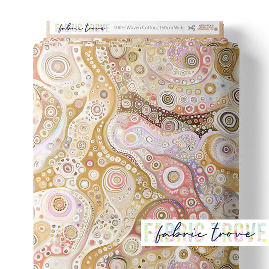 C100 - Pastel Circles Sand