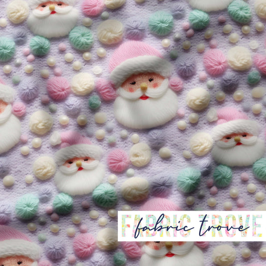PO #Christmas - Faux Felted Pastel Santa
