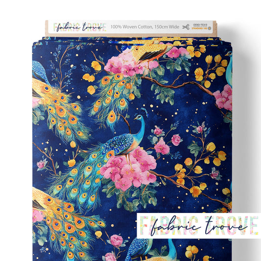 C100 - Peacock Fantasy Navy