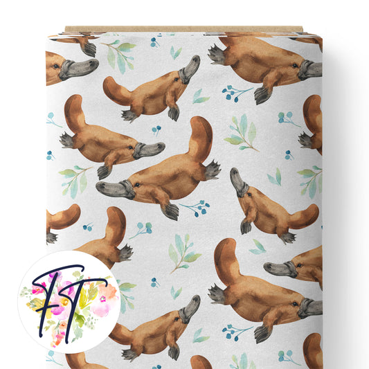Playful Platypus White