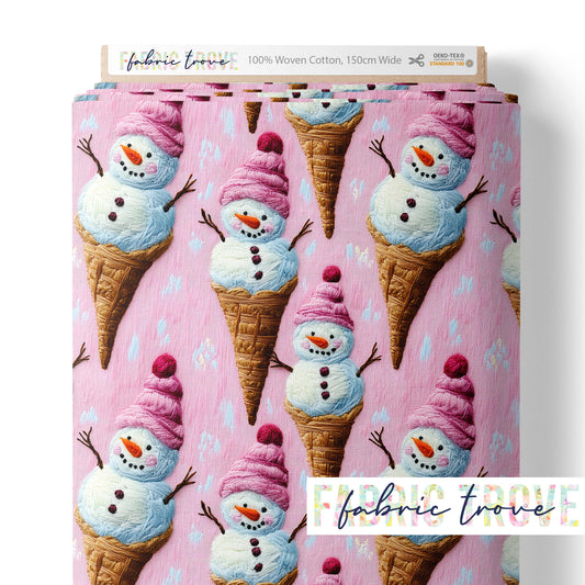 C100 - Snow Cones Faux Embroidery