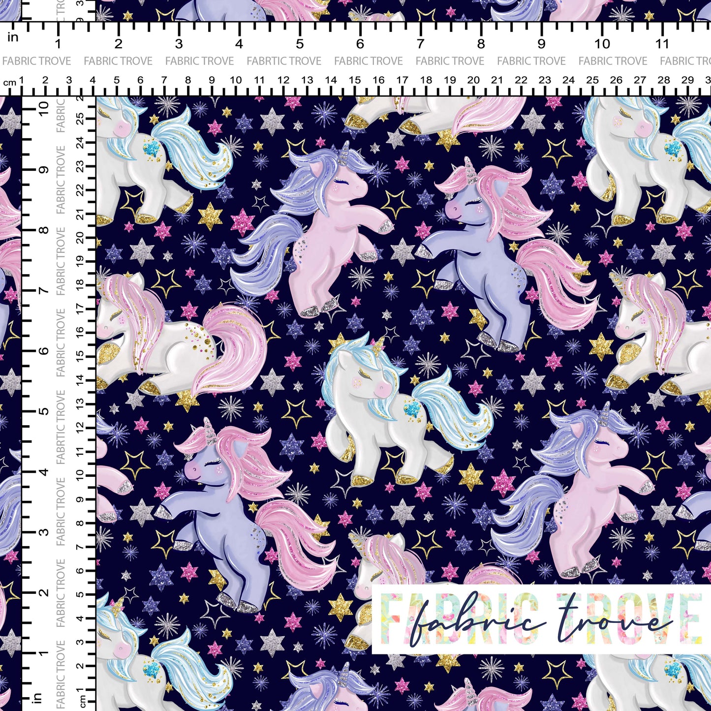 PO #56 - Sparkle Ponies Navy