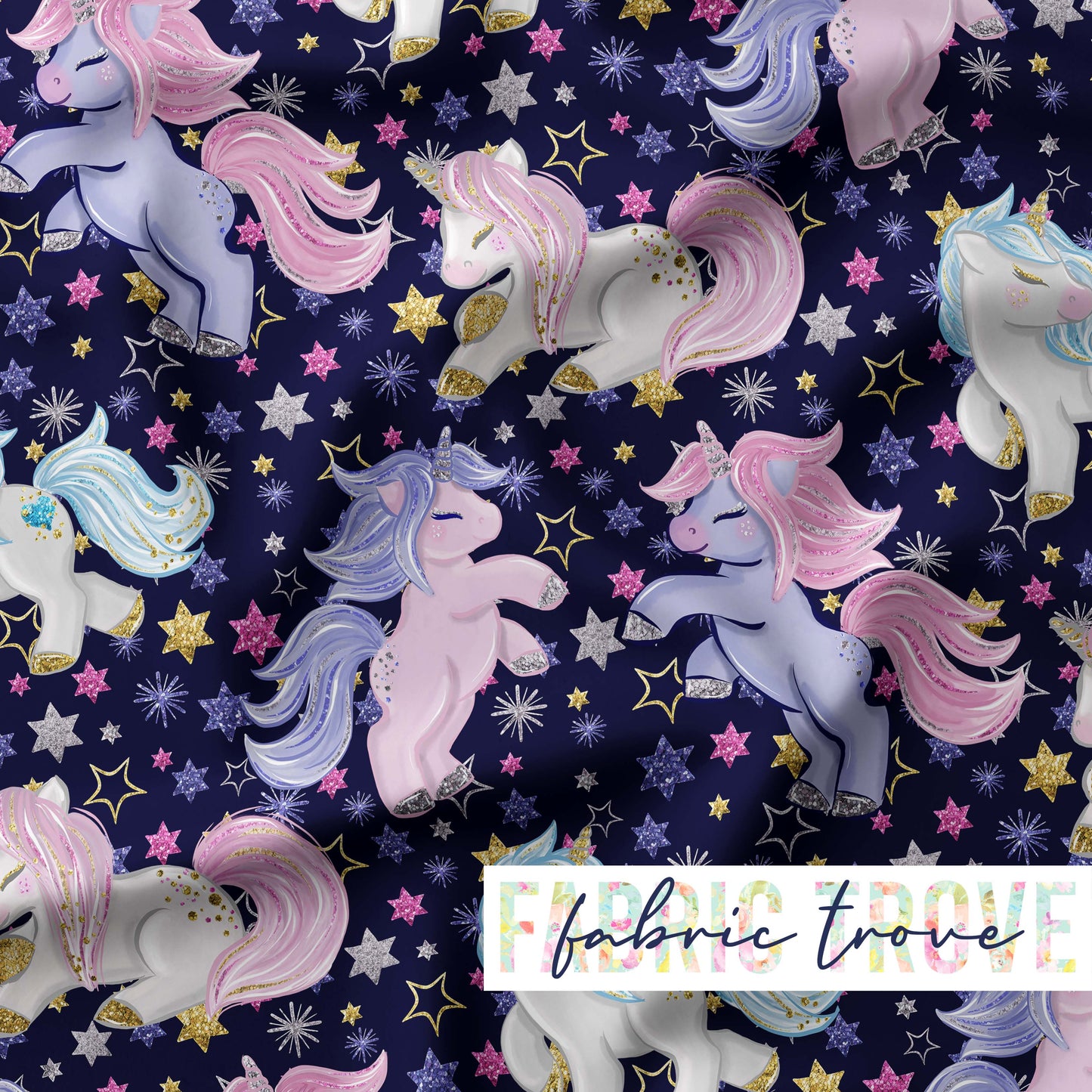 PO #56 - Sparkle Ponies Navy
