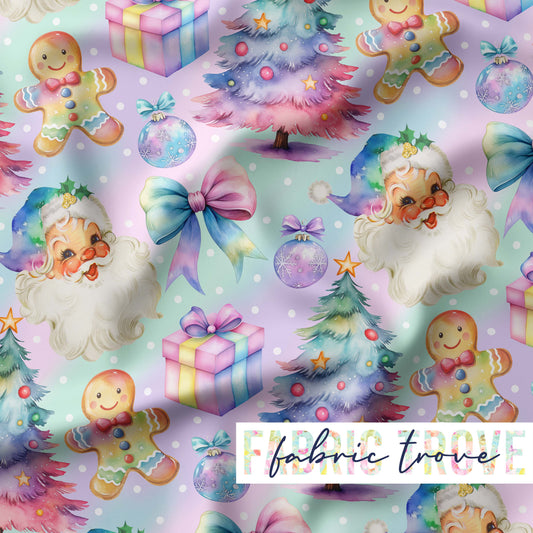 KNIT 95/5 - Vintage Christmas Rainbow