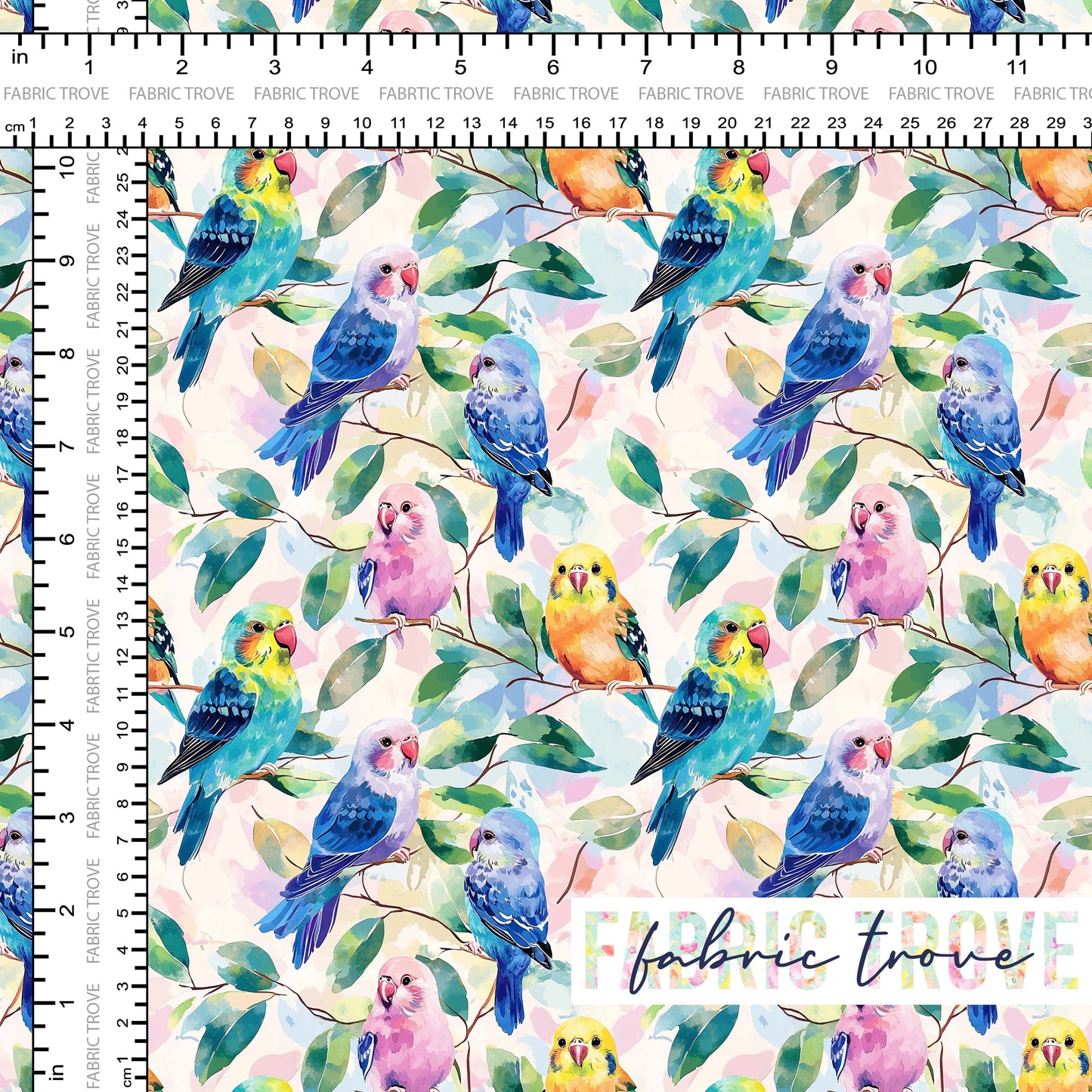 KNIT 95/5 - Wild Budgies