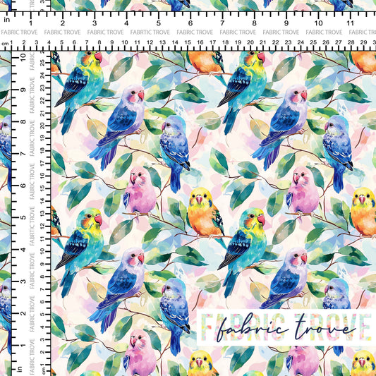 KNIT 95/5 - Wild Budgies