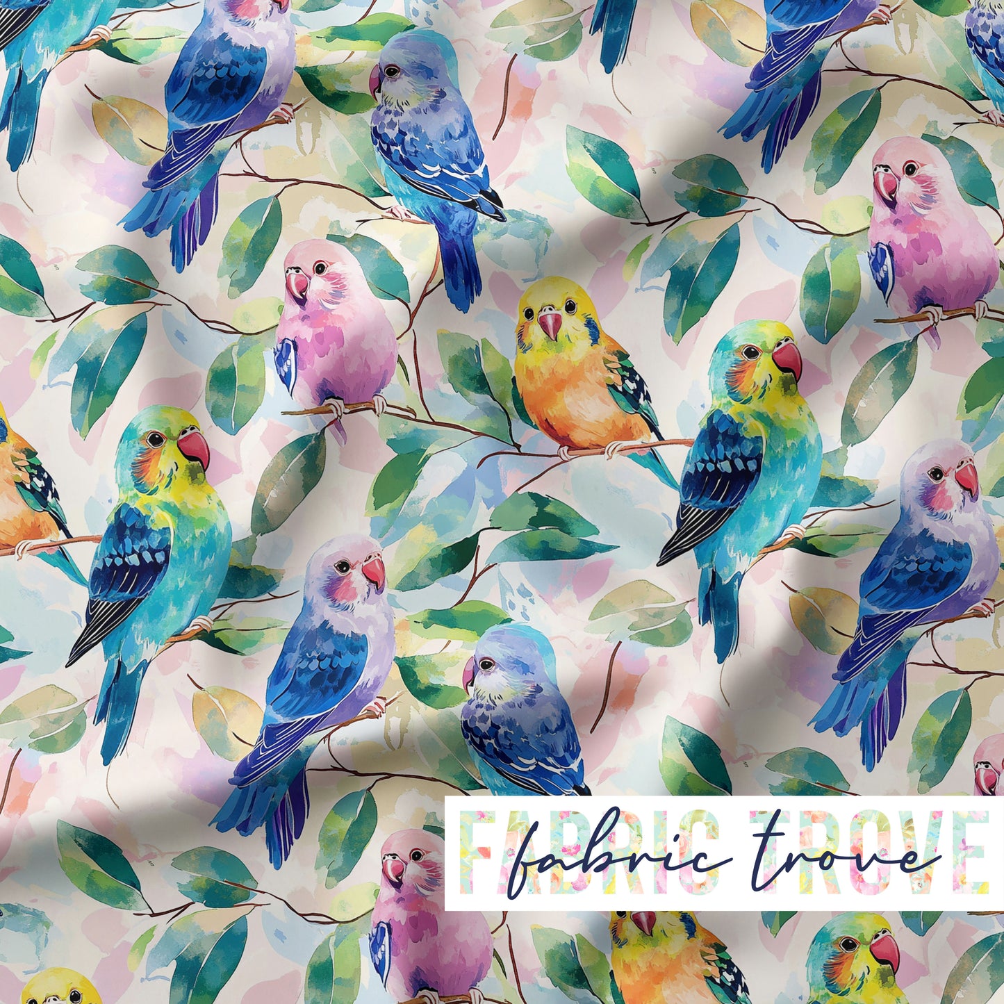 KNIT 95/5 - Wild Budgies