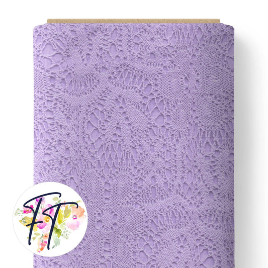 Faux Lace Purple